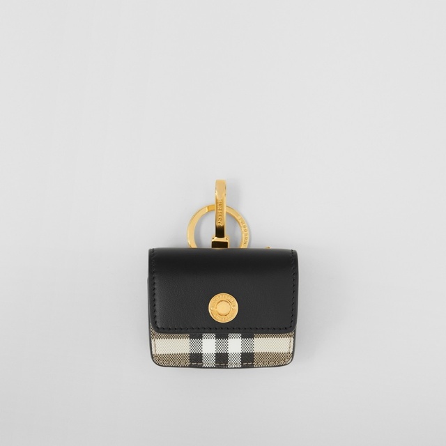 チェック＆レザー AirPods Proケース