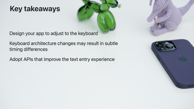 テキスト入力を高速化する新機能とAPI