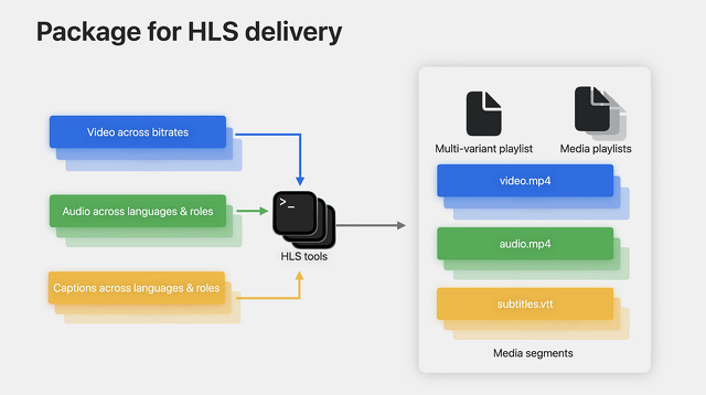 Package for HLS delivery
