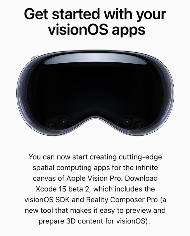 Get started with your visionS apps