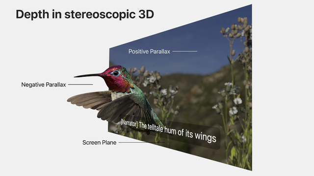Depth in stereoscopic 3D