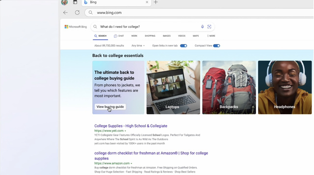 Microsoft Shopping tools