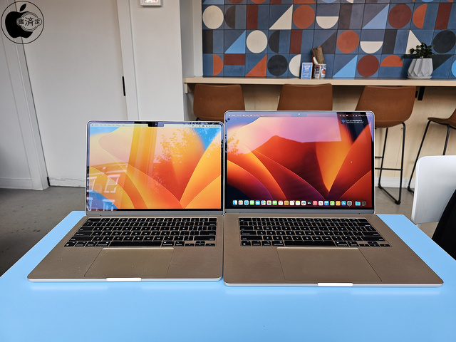 MacBook Air (M2, 2022)：MacBook Air (15-inch, M2, 2023)