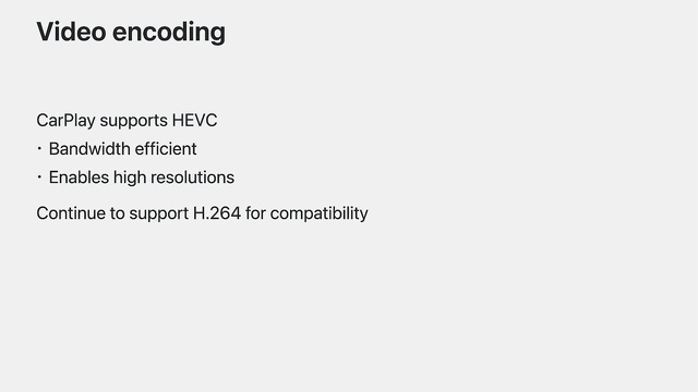 ディスプレイ表示ビデオコーデック