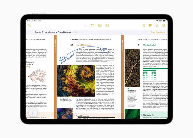 iPadOS 17：PDF