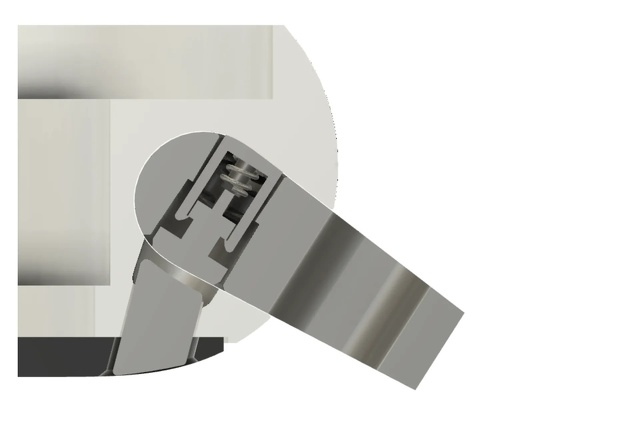 Apple Watchのバンド交換ボタン