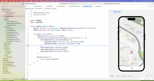 SwiftUIベースのMapKit API