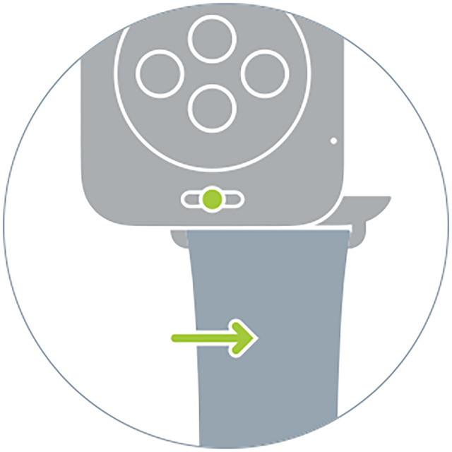 Apple Watchのバンド交換ボタン