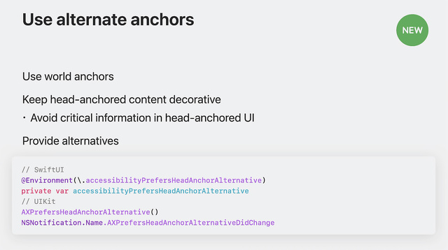 Use alternate anchors