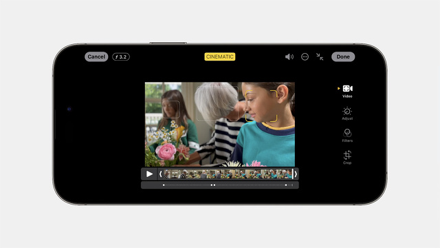 シネマティックモードビデオ