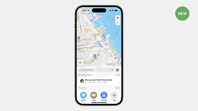 iOS 17：マップで荷物を追跡