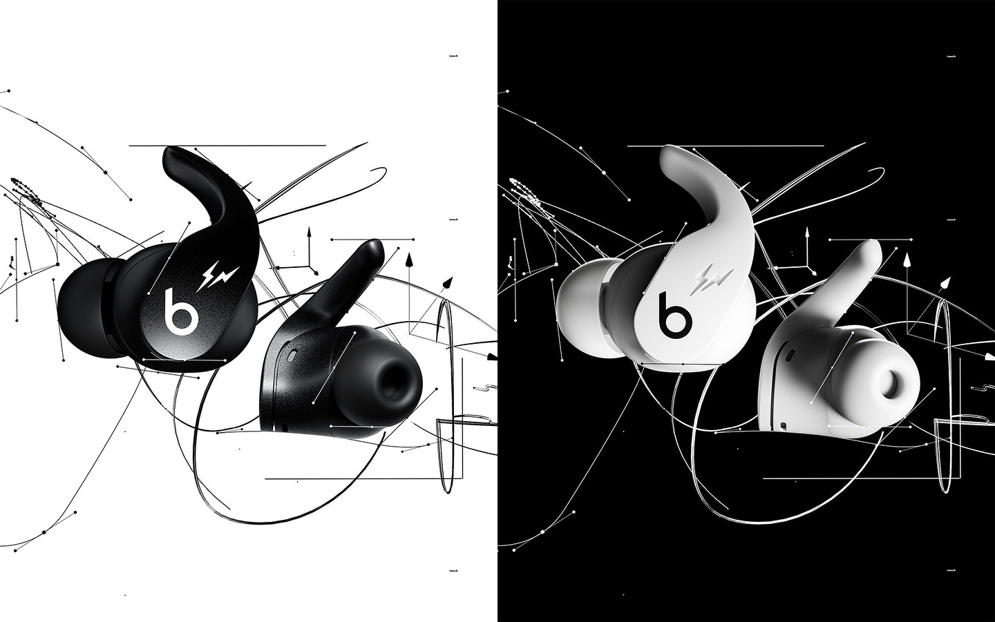 Beats、fragment designとのコラボ製品第3弾「Beats Fit Pro