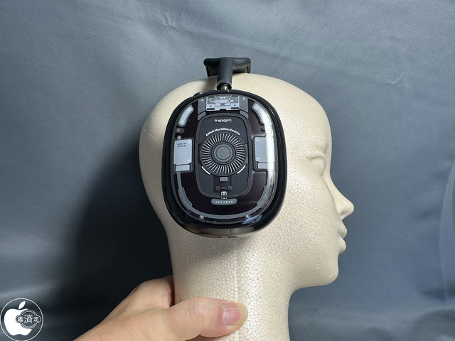 Spigen Airpods Max ケース カバー スケルトンデザイン