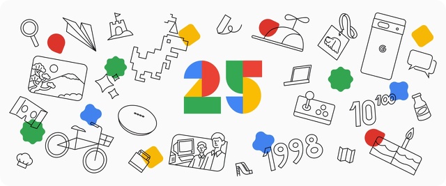 Google 創立 25 周年キャンペーン
