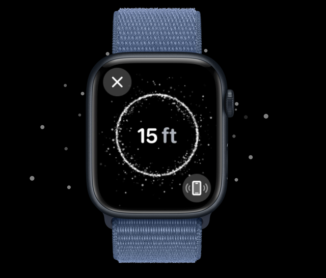 Apple Watchで正確な場所を見つける