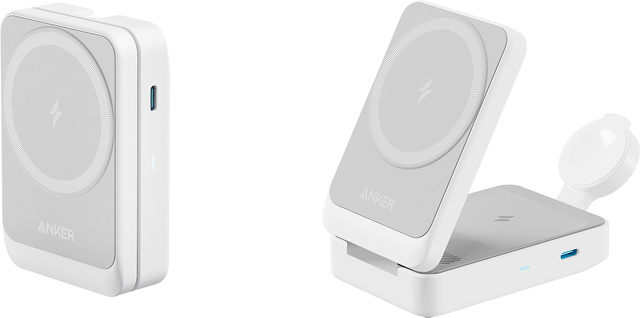 Anker MagGo Wireless Charging Station (15W, Foldable, 3-in-1)