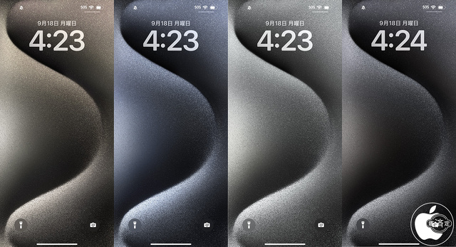 iPhone 15 Pro:Live壁紙