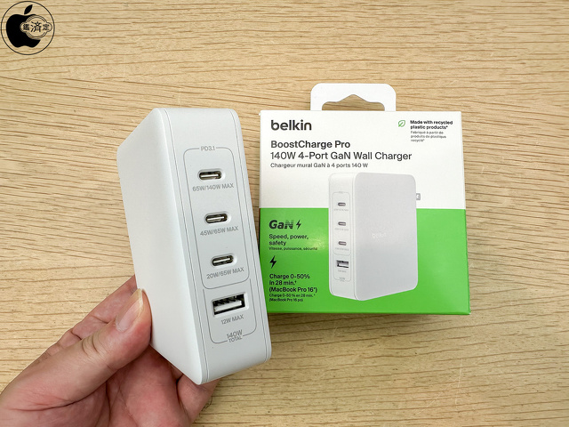 Belkin BoostCharge Pro 140W 4ポートGaN充電器