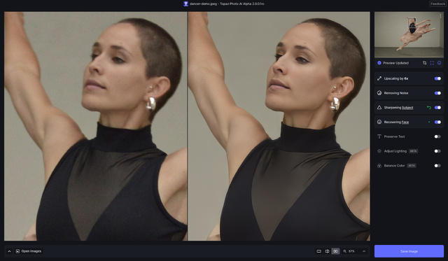 シャープネスを回復