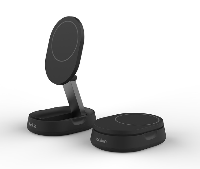 BoostCharge Convertible Qi2 Wireless Pad to Stand