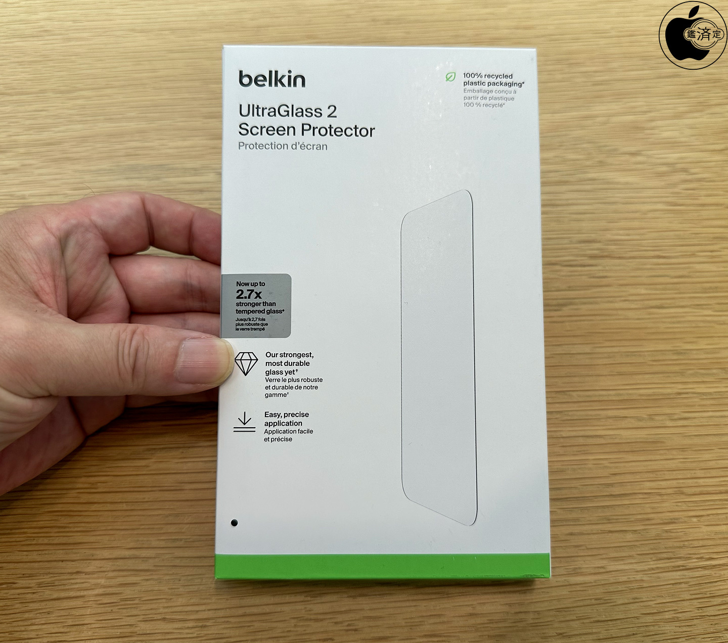 Protecteur d'écran Belkin UltraGlass 2 pour iPhone 15 Pro Max