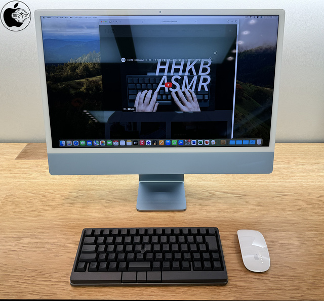 HHKB Studio：iMac (24-inch, M1, 2021)