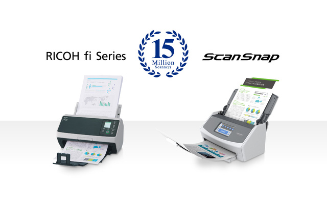 PFUイメージスキャナー、グローバル累計出荷台数が1,500万台を突破