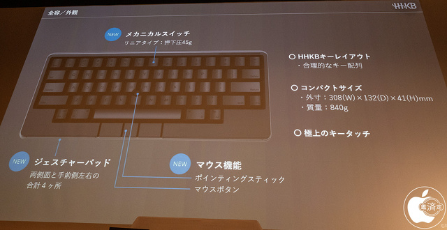 HHKB Studio:全容/外観