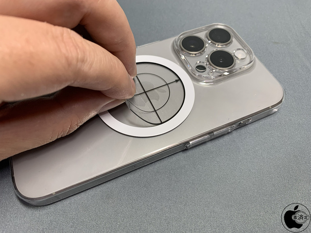 貼り付け補助ステッカー：MagRing