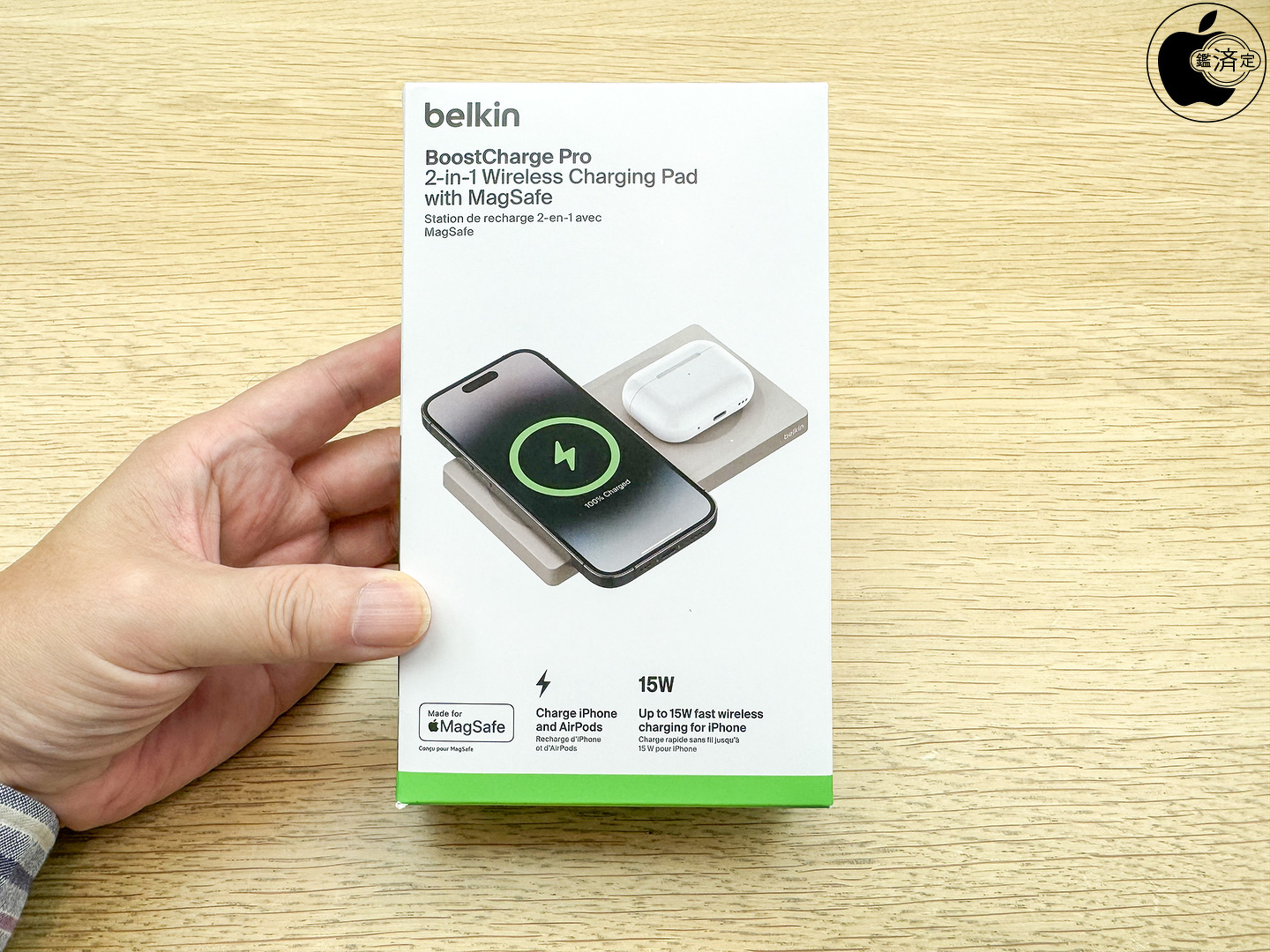 Belkin BOOST CHARGE PRO 2-in-1 Wireless Charger Pad with MagSafe