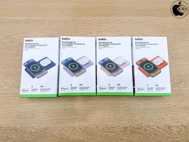 Belkin BOOST CHARGE PRO 2-in-1 Wireless Charger Pad with MagSafe