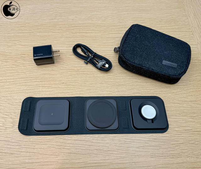 mophie 3-in-1 travel charger（MagSafe対応）