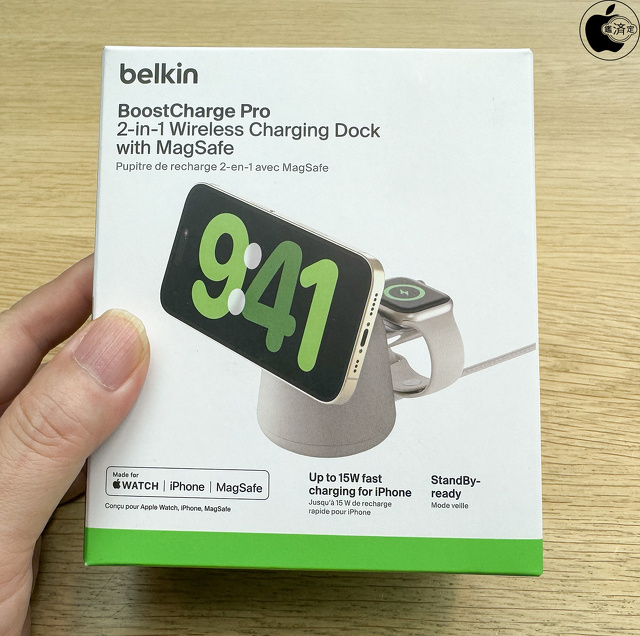 Apple Store、BelkinのMagSafe対応ワイヤレス充電器「Belkin BOOST↑CHARGE PRO 2in1