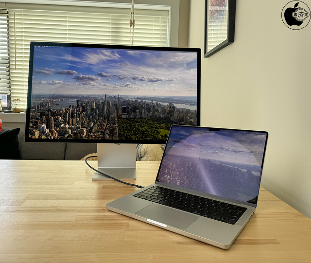 MacBook Pro (14-inch, M3, Nov 2023)：Apple Studio Display (27-inch)