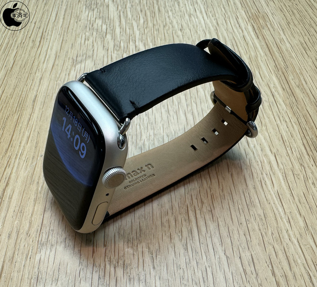 Apple Watch Series 9/45mm：Geniuine Leather Watch band for Apple Watch