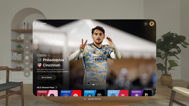 MLS Season Pass for Apple Vision Pro