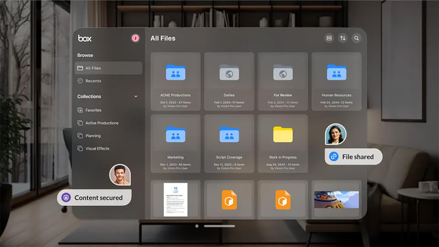 Box for Apple Vision Pro