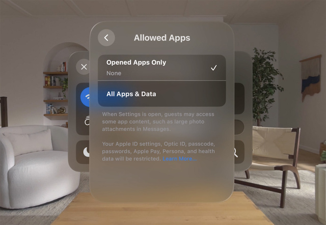 許可されたアプリ