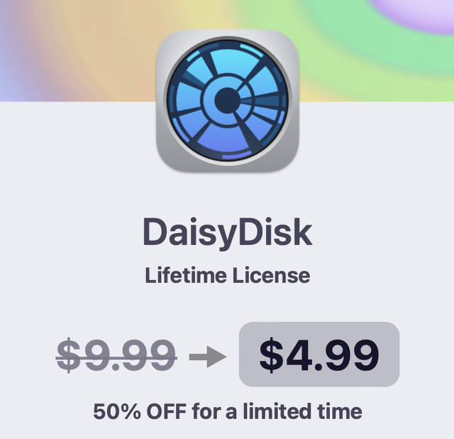 DaisyDisk 50% Spring Special