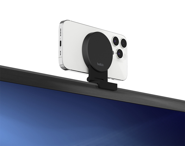 Belkin iPhone Mount with MagSafe for Mac desktops and displays