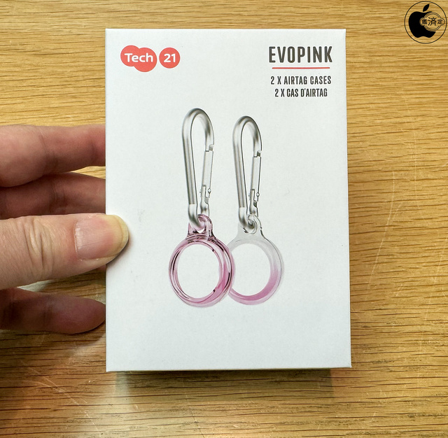 Tech21 EvoPink case for AirTag（2個入り）