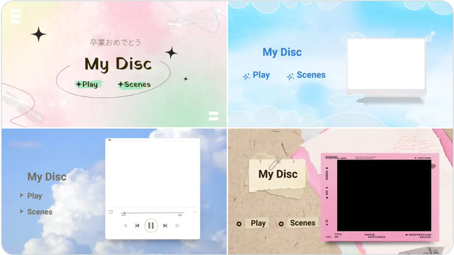 DVD作成用デザインテンプレート
