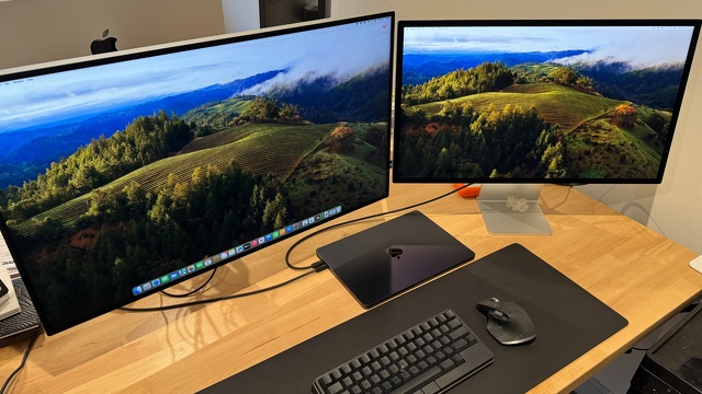 MacBook Air (13-inch, M3, 2024)：Pro Display XDR＋Apple Studio Display (27-inch)