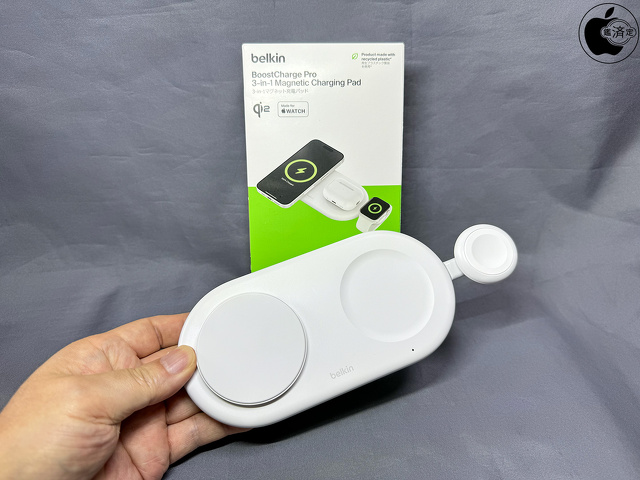 BoostCharge Pro Qi2 3-in-1 ワイヤレス充電パッド 15W