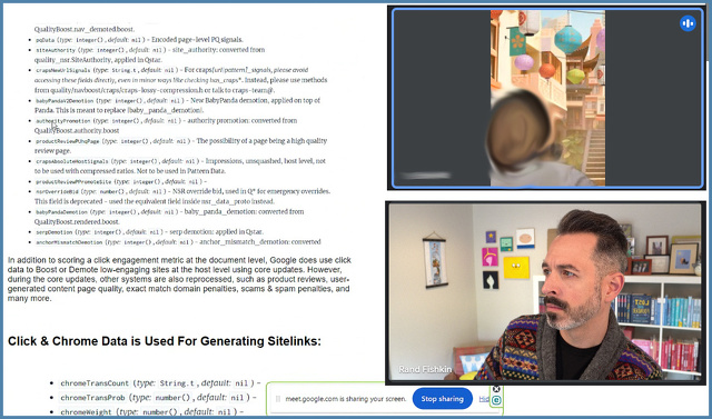 匿名化されたランドと情報源との通話画面のキャプチャ
