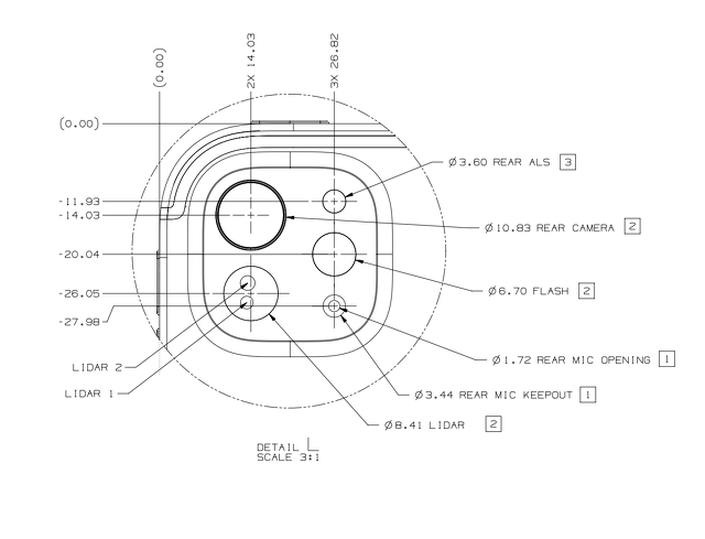 iPad Pro (M4)背面カメラ