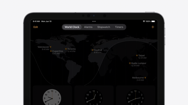 iPadOS 18:タブバー