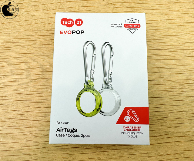 Tech21 EvoPop case for AirTag(2個入り)