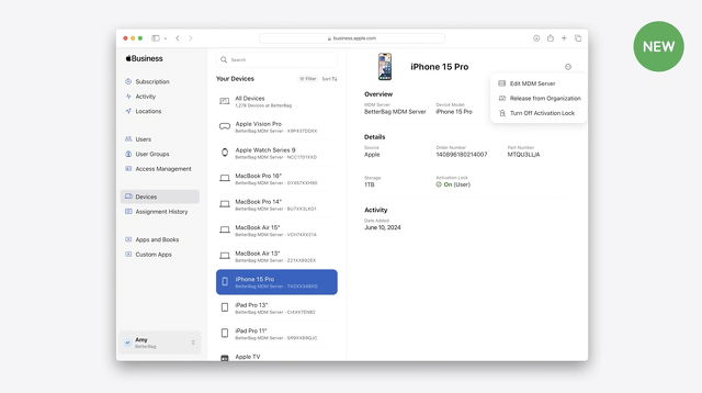 Apple Business Manager