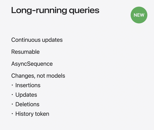 Long-running queries